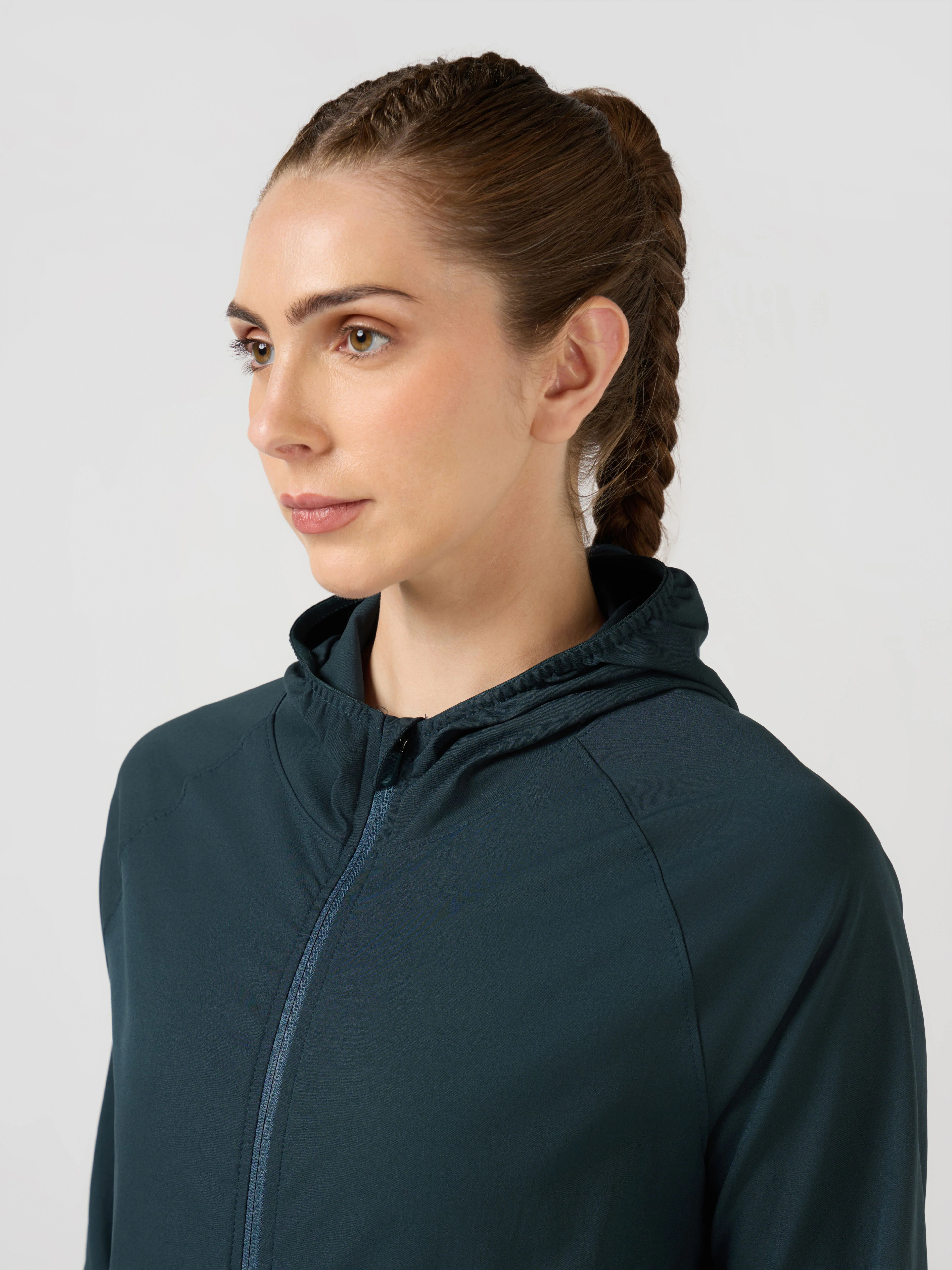 Women Slim Fit Hooded Jacket with TECHNOWARM+ - Image 7