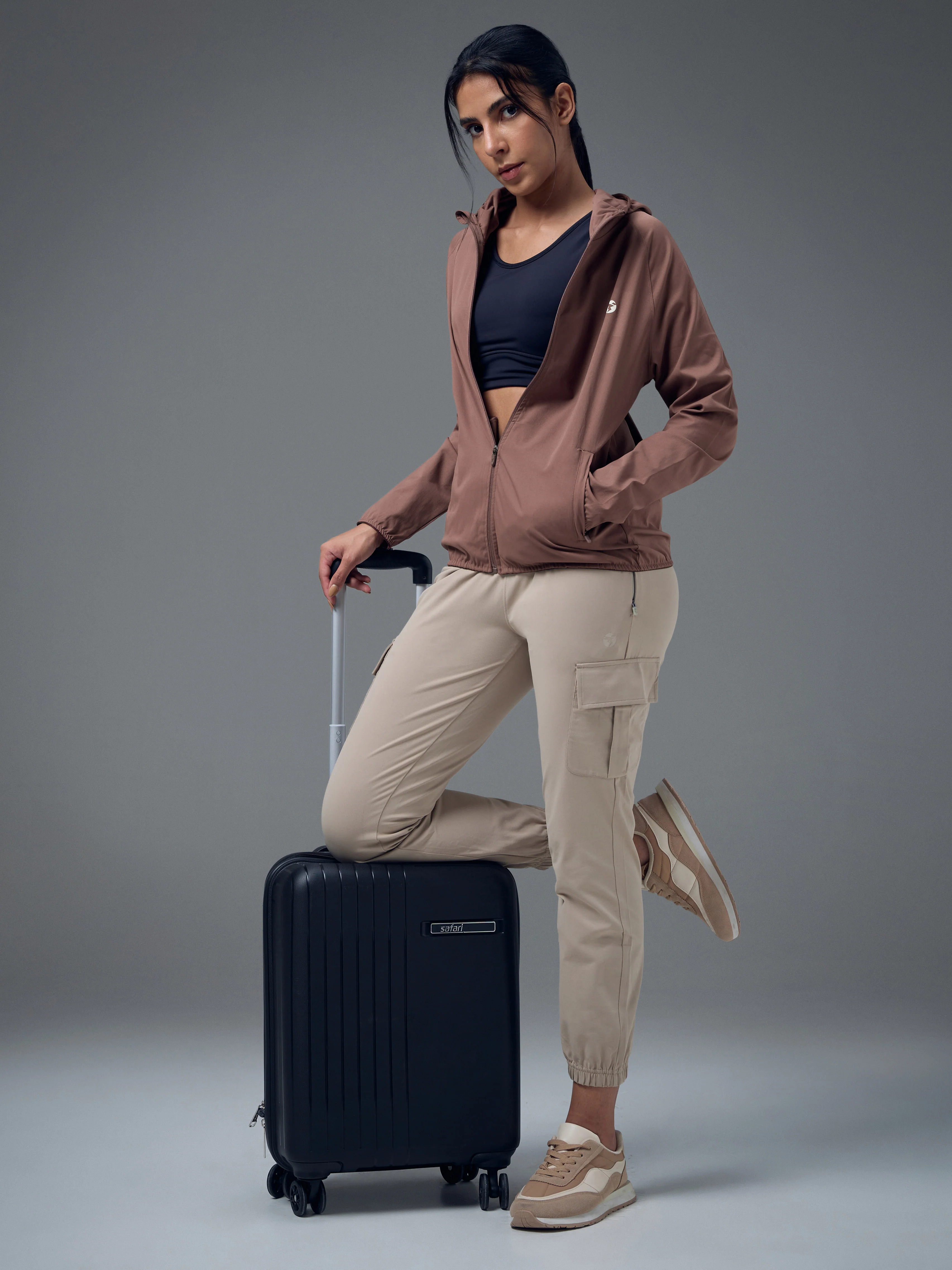 Women Slim Fit Hooded Jacket with TECHNOWARM+ - Image 6