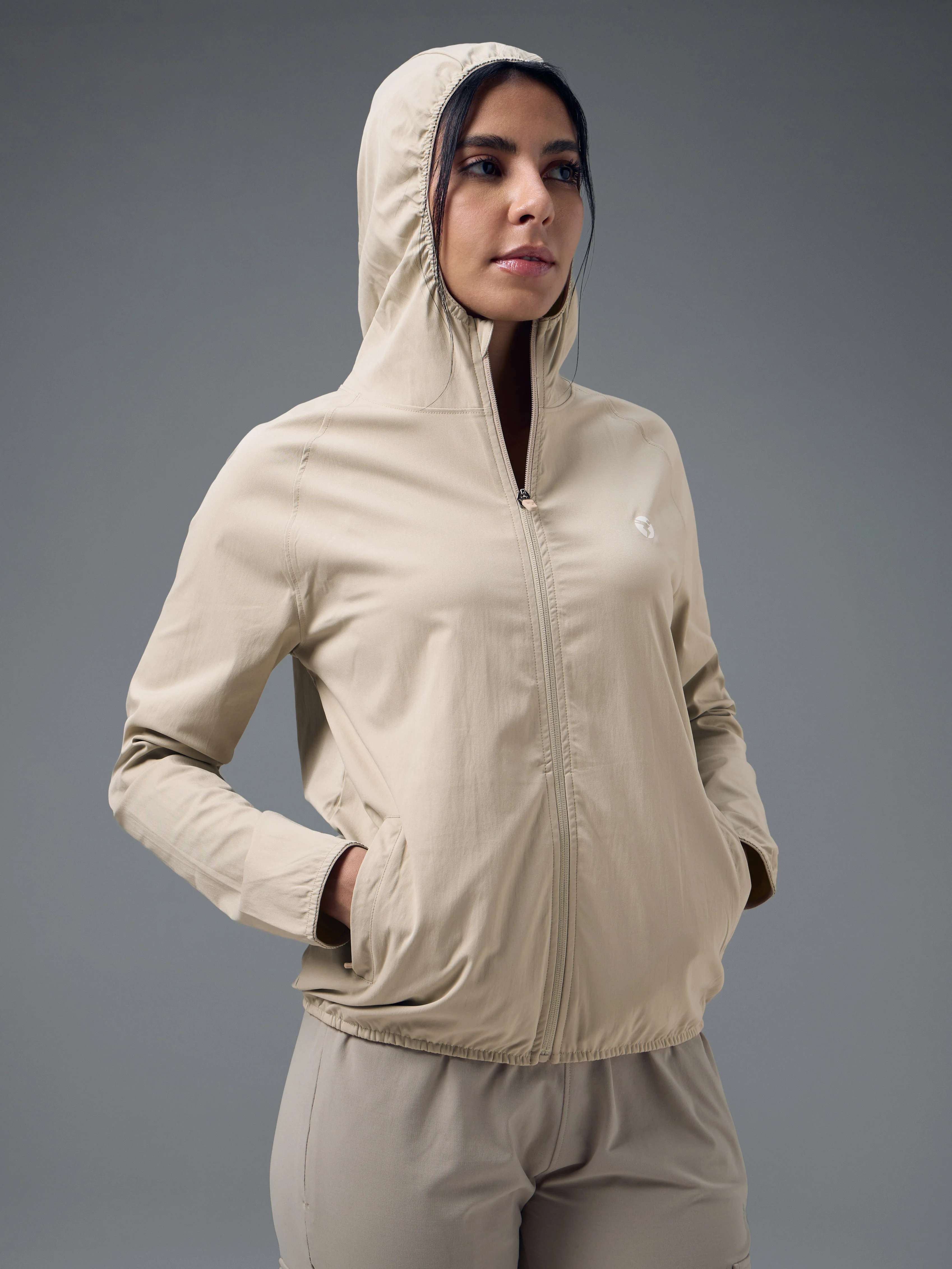 Women Slim Fit Hooded Jacket with TECHNOWARM+ - Image 5