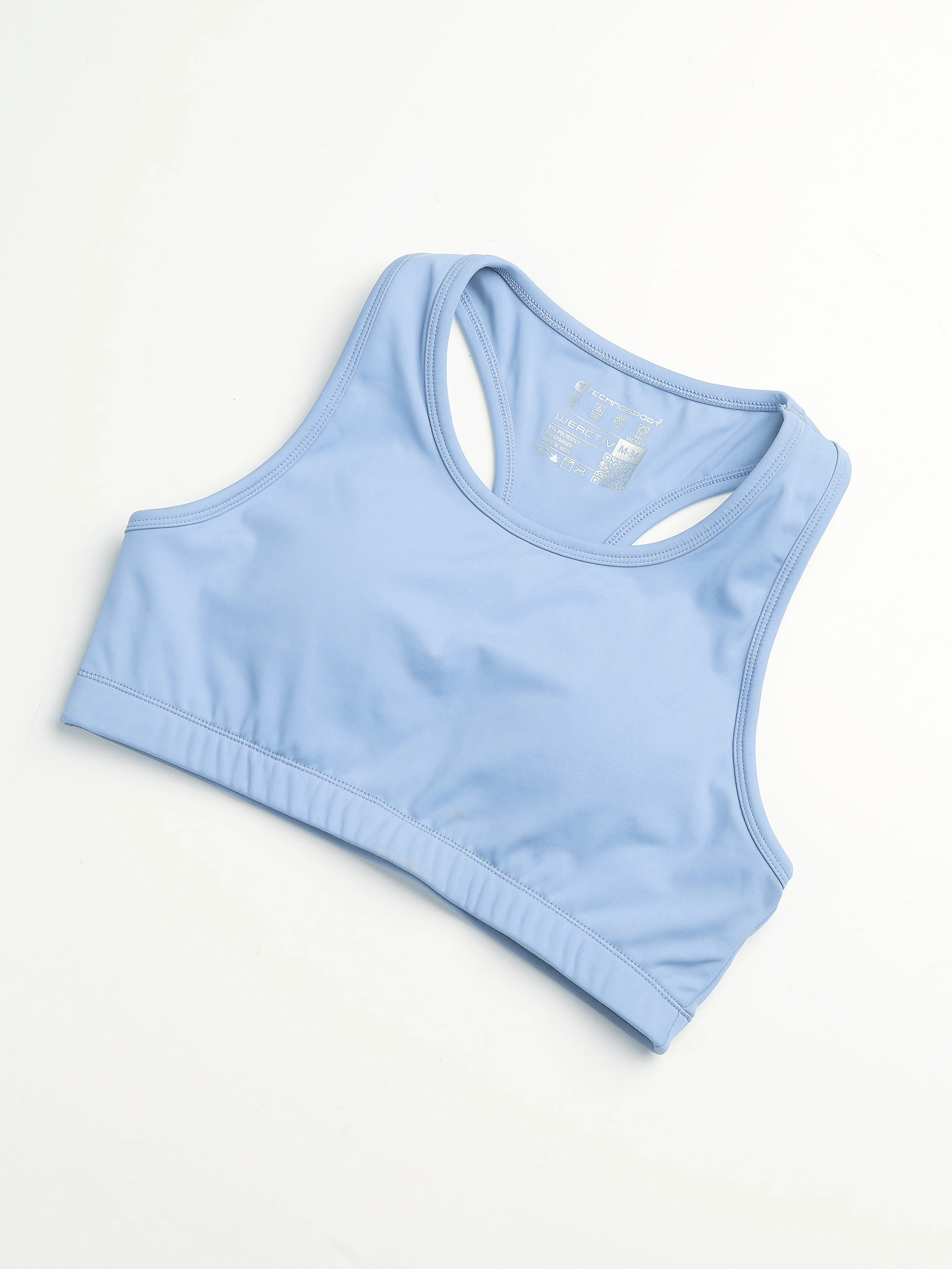 Women Slim Fit Scoop Neck Sports Bra with ELASTO PLUS for Training - Image 8