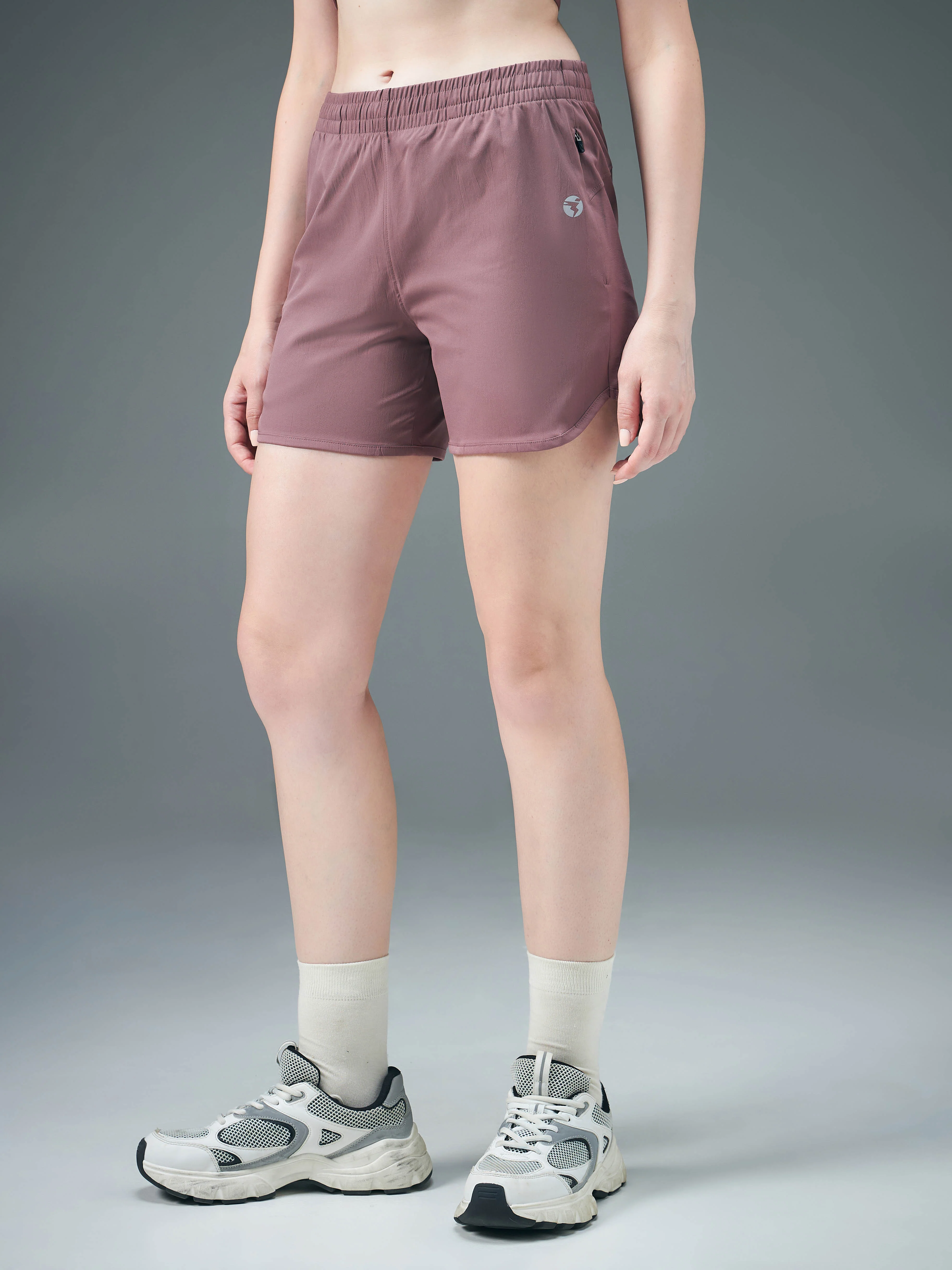 Women Solid Regular Fit Shorts with TS FLEXI - Image 4