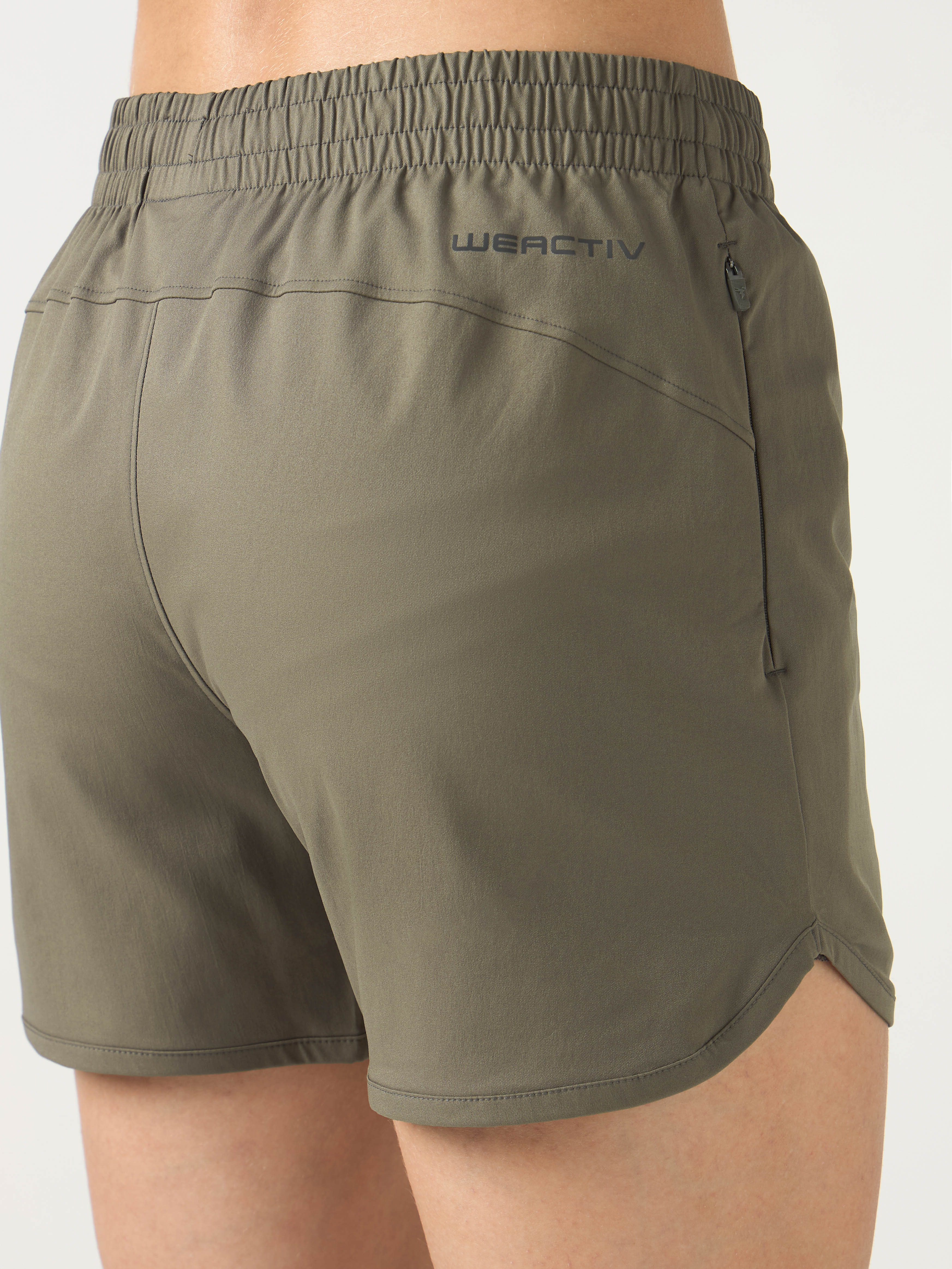 Women Solid Regular Fit Shorts with TS FLEXI - Image 5