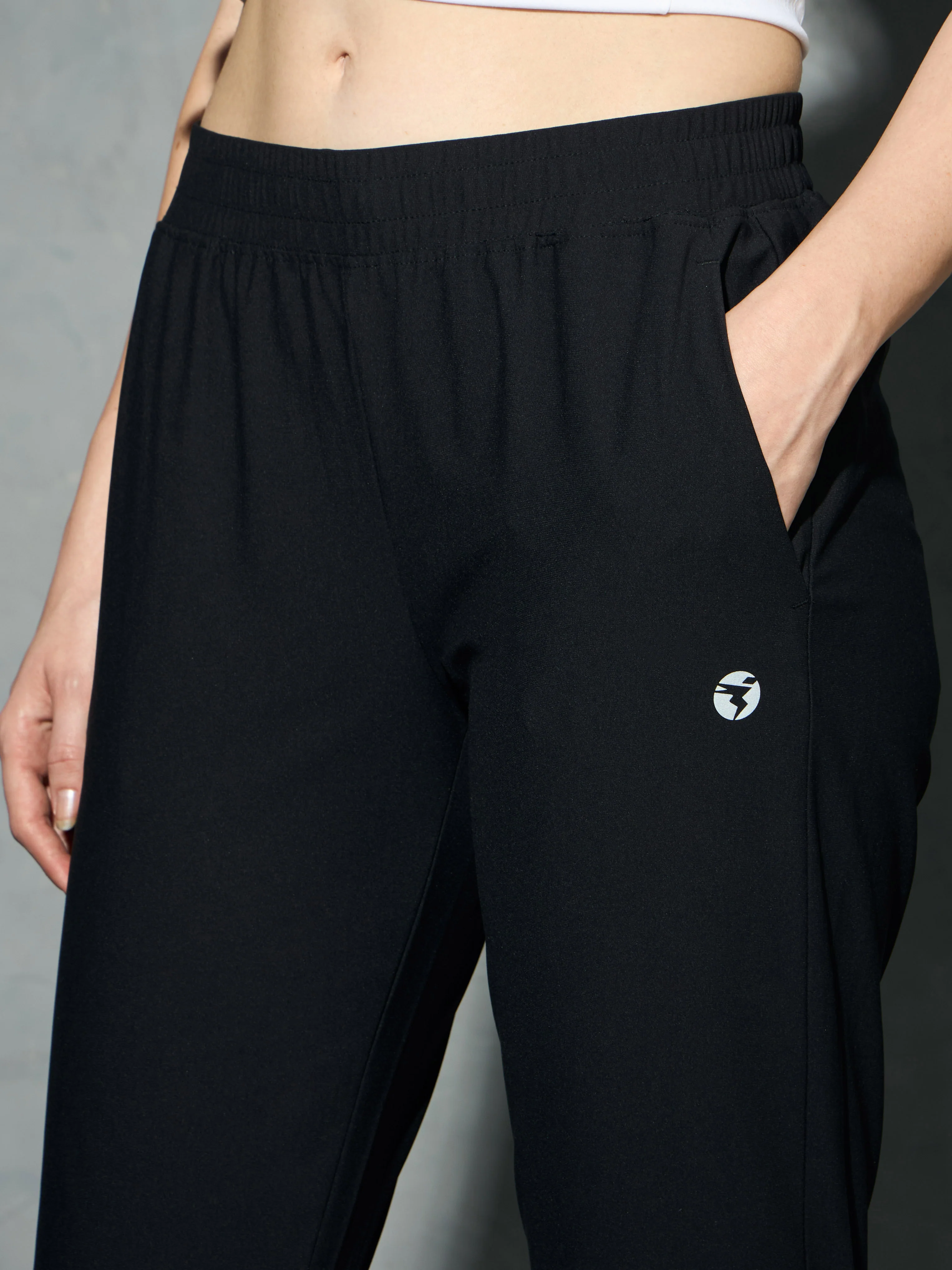 Women Solid Slim Fit Joggers with DURACOOL+ - Image 6