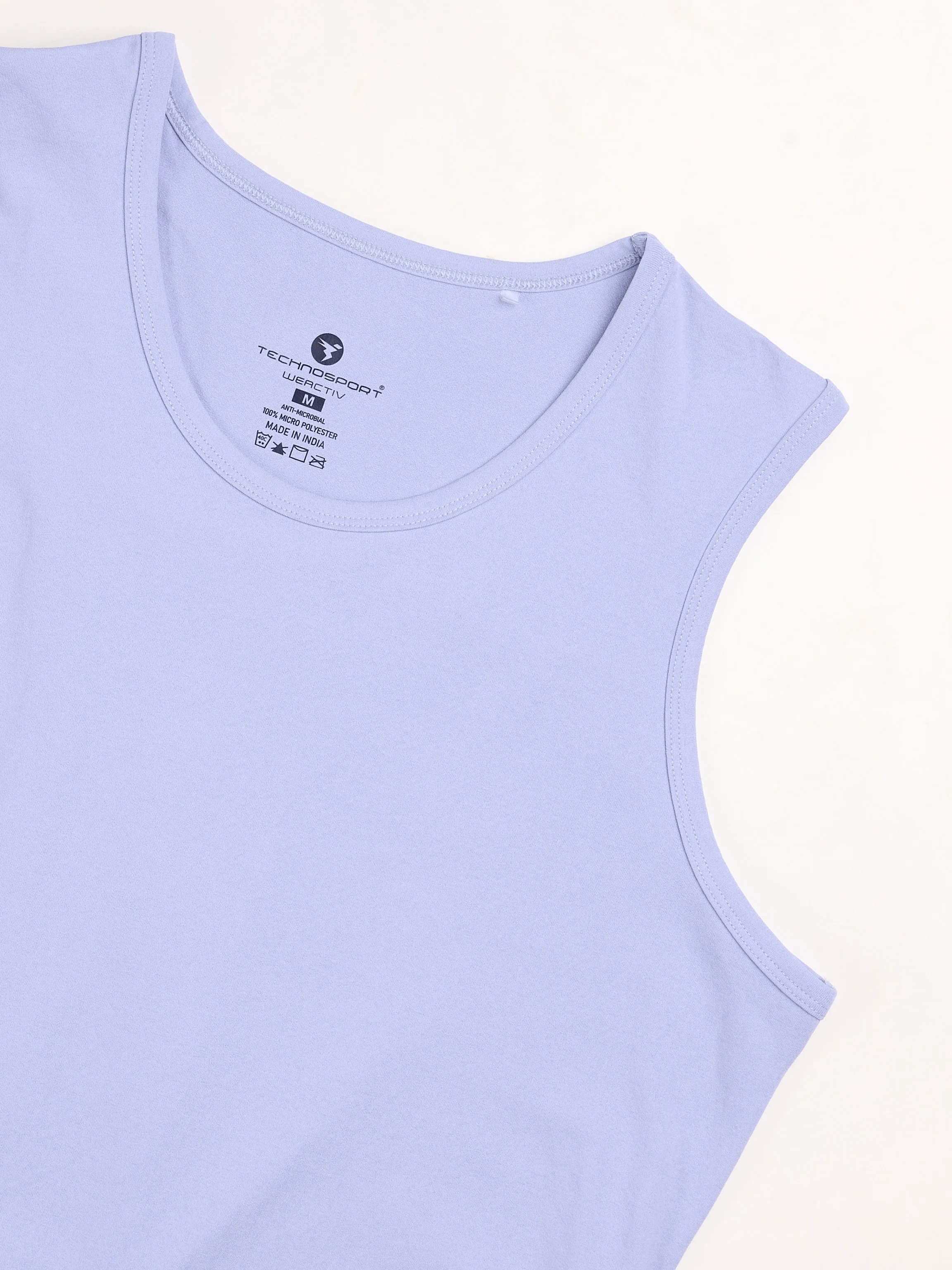 Women Solid Slim Fit Round Neck Tank Top with COTFLEX - Image 8