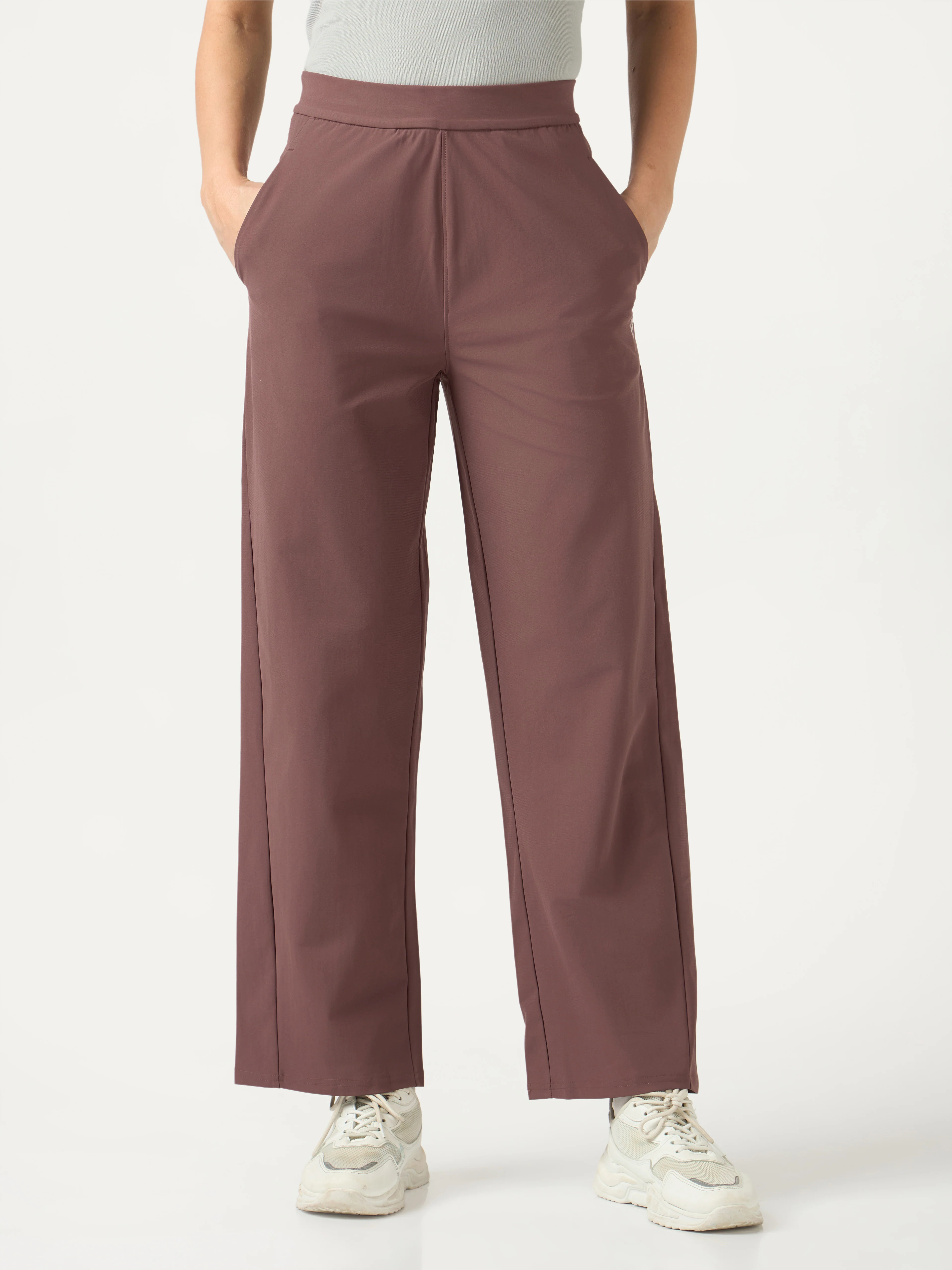 Women Straight Fit Trackpants with DURACOOL+ - Image 2